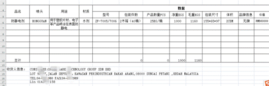 液體貨物進出口,馬來西亞專線客戶案例