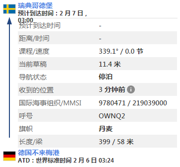 事故更新：Mumbai Maersk今日抵達哥德