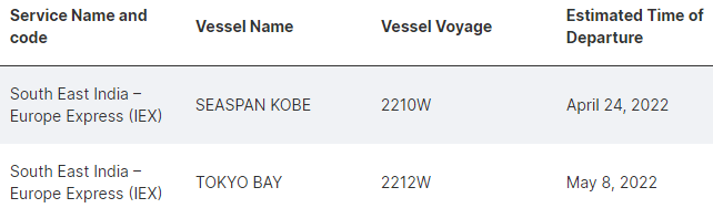 3月1日起蘇伊士運河通行費漲價；這家船公司歐洲-印度航線暫停訂艙；4月1日起誤報費USD3500/柜！